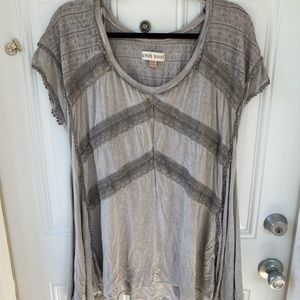 Gray Knox Rose XXL Top